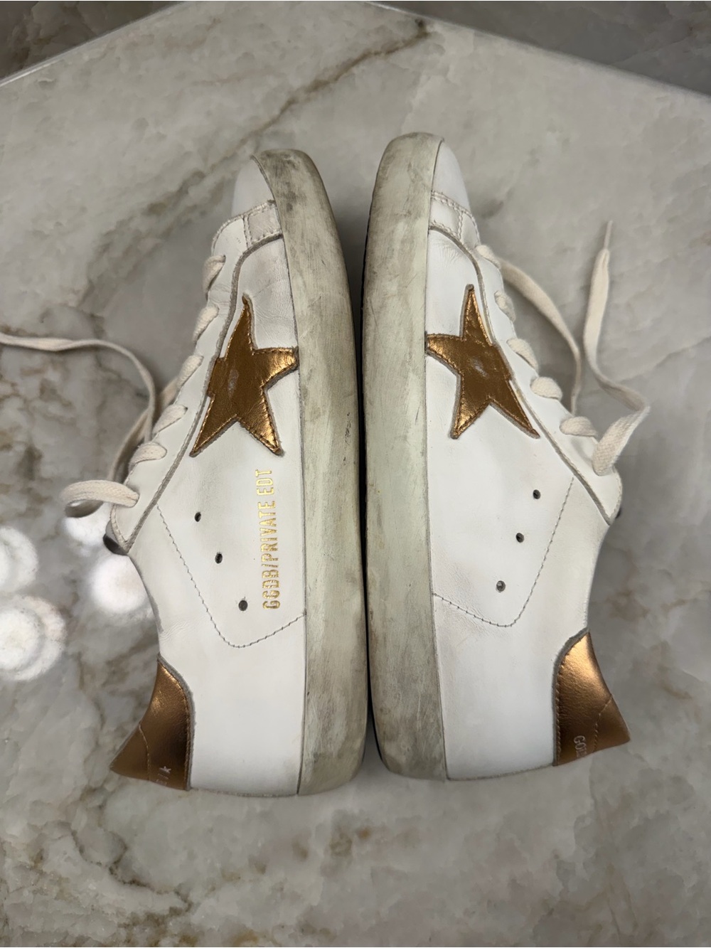 Golden Goose Superstar White & Rosegold - Picture 3 of 9